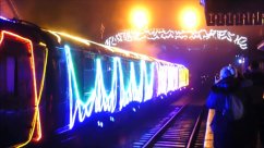 Steam Lights on Rails